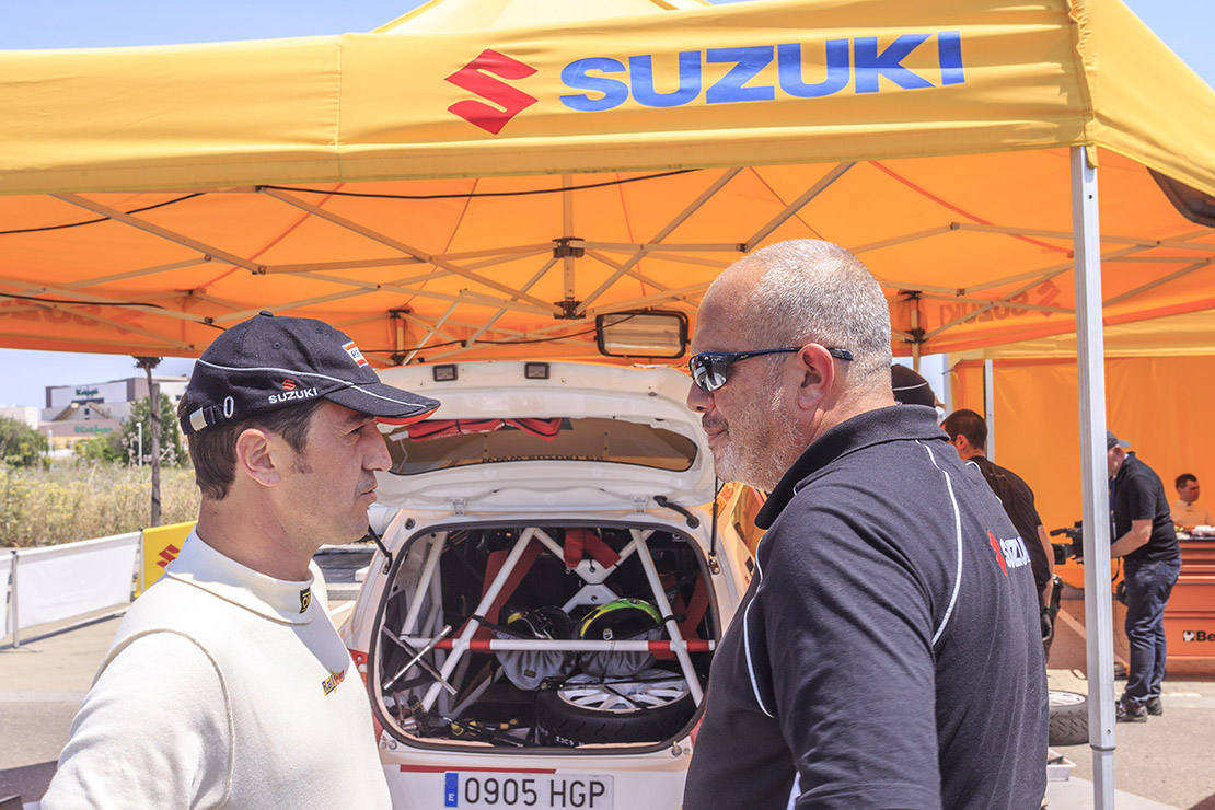 Joan Vinyes-Jordi Mercader i Suzuki a les noces d’or del Ral·li Rias Baixas.