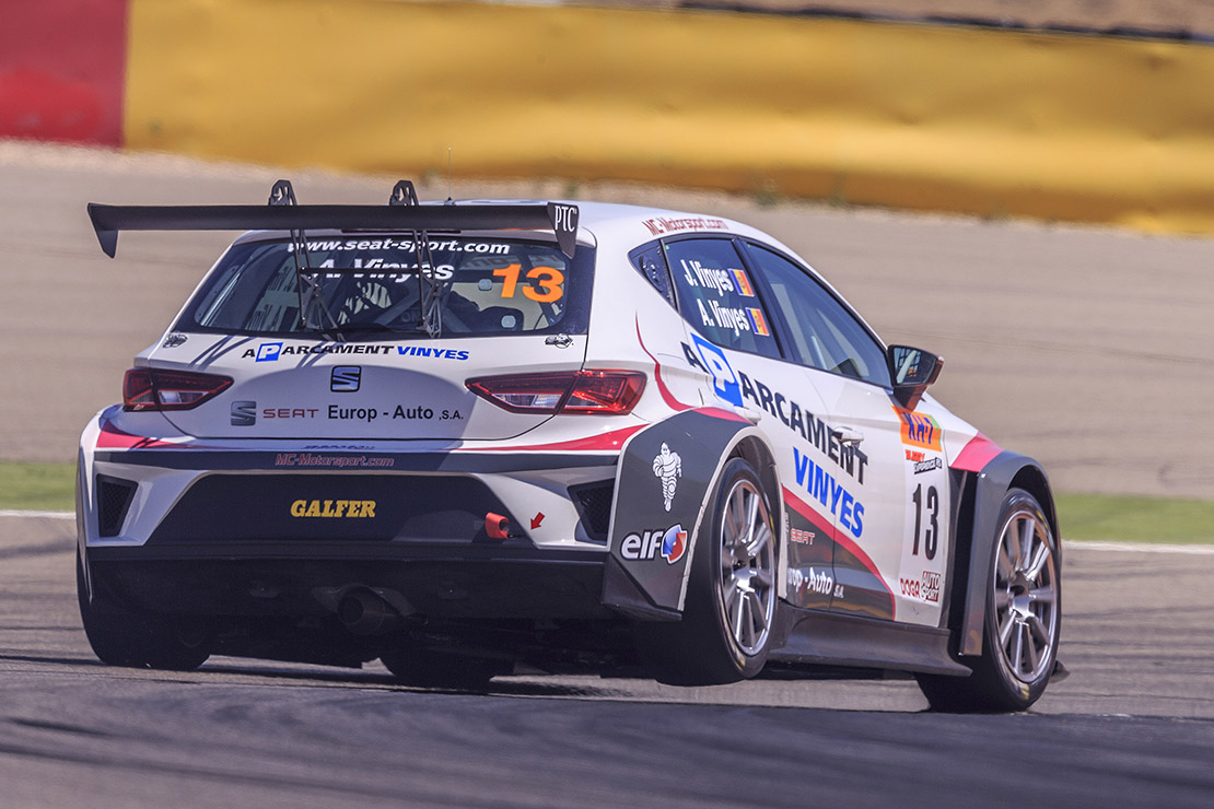 Amàlia i Joan Vinyes s’abonen a la segona posició en el circuit d’Alcanyís.