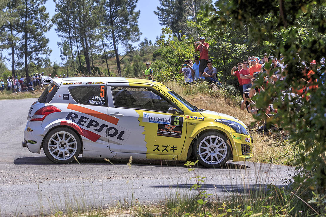 Vinyes-Mercader seguiran competint per millorar posicions, en el Rally de Llanes.