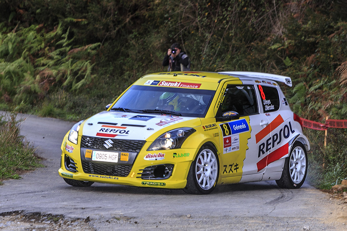 En Santander, Joan Vinyes-Jordi Mercader (Suzuki Swift S1600) siguen en el podio scratch.