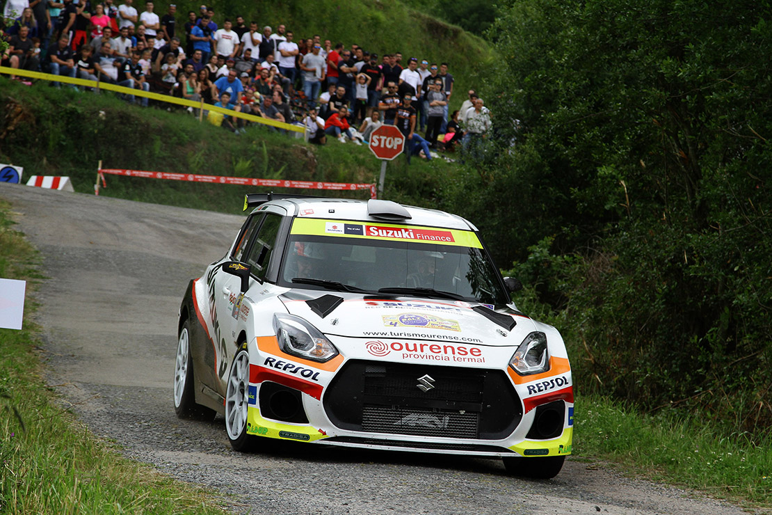 Vinyes-Mercader (Suzuki Swift R+) tancaran el calendari gallec del CERA 2019, en el 50 Rally Ferrol