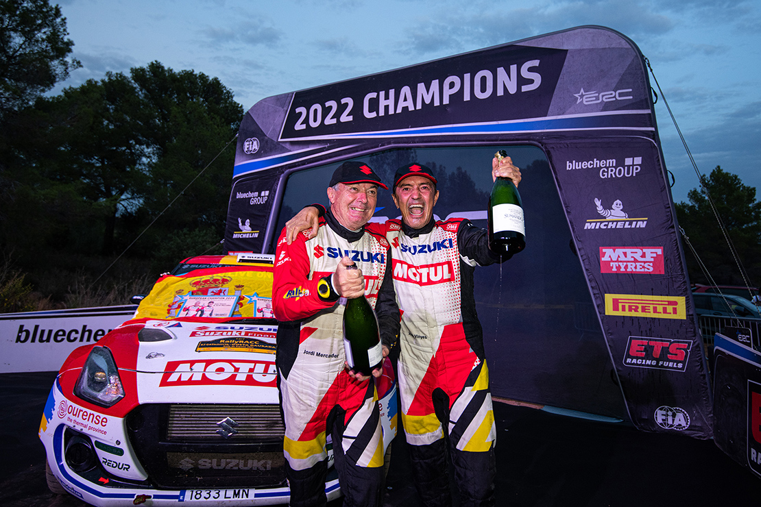 Joan Vinyes – Jordi Mercader (Suzuki Swift R4lly S) campions d’Europa (ERCOpen)