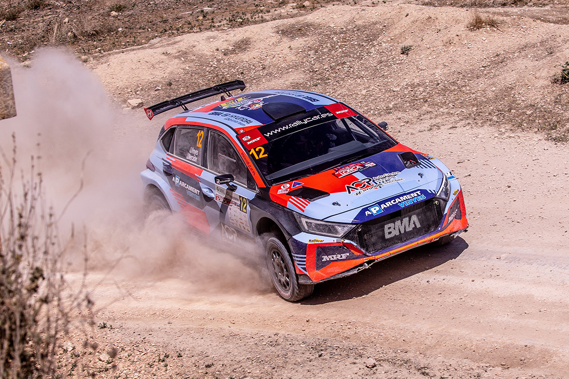 Vinyes-Mercader continuen la seva progressió al volant del Hyundai i20 Rally2.