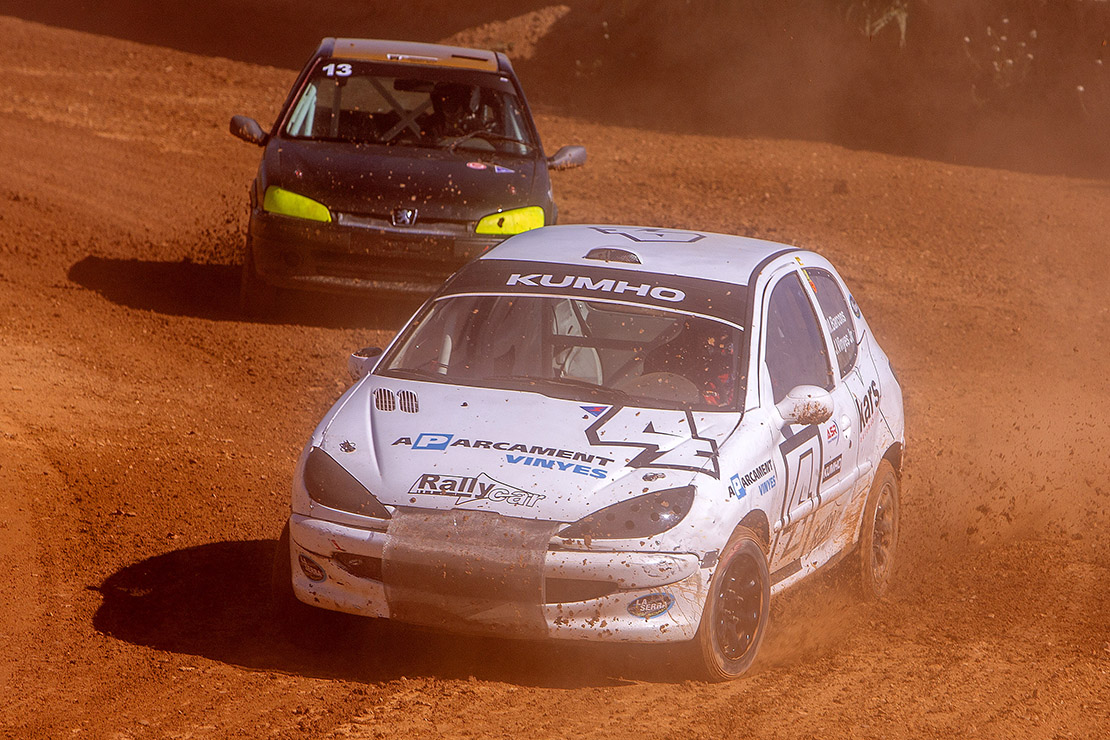 Vinyes Jr-Barcons se quedan a medias en la Diada off-road de Mollerussa.