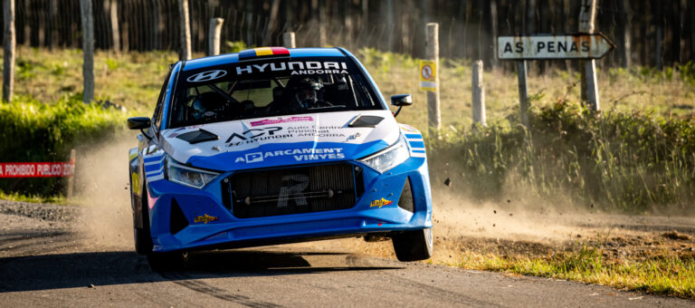 Joan Vinyes-Jordi Mercader (Hyundai i20-Rallycar) tercers al Rallye de Narón en la categoria Rally2