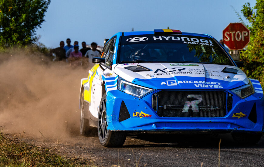 Joan Vinyes-Jordi Mercader (Hyundai i20-Rallycar) Firmen un cinquè…